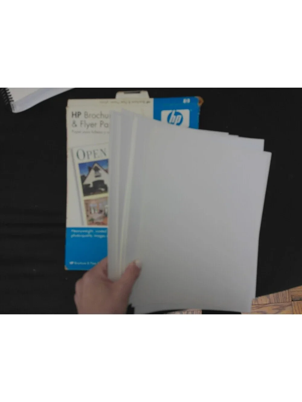 HP Brochure & Flyer Paper 8.5x11 Glossy 48lb Heavyweight Inkjet Photo Quality